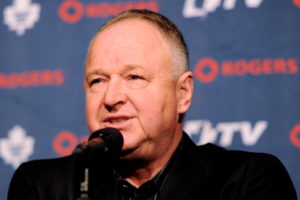 Toronto Maple Leafs Head Coach Randy Carlyle Gives Press Conference