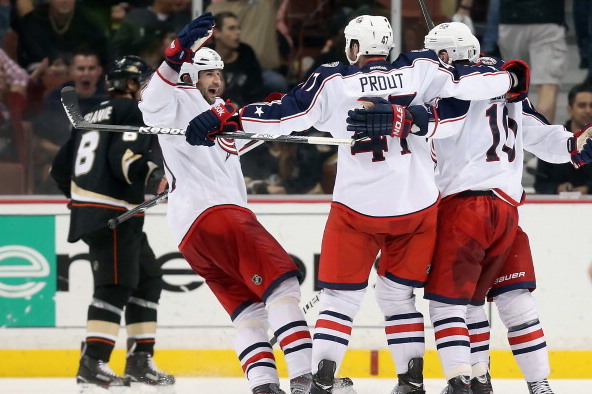 Columbus Blue Jackets v Anaheim Ducks
