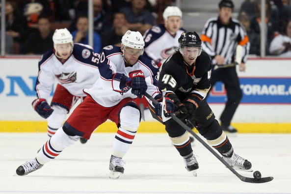 Columbus Blue Jackets v Anaheim Ducks