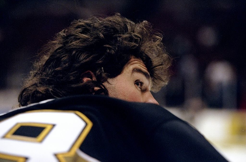 18 Jan 1999: Jaromir Jagr #68 of the Pittsburgh Penguins looks on  during the game against the Anaheim Mighty Ducks at the Arrowhead Pond in Anaheim, California. The Ducks defeated the Penguins 5-3. Mandatory Credit: Elsa Hasch  /Allsport