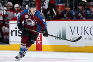 at Pepsi Center on October 21, 2015 in Denver, Colorado.