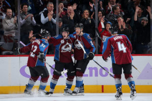 at Pepsi Center on November 3, 2015 in Denver, Colorado.