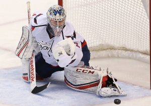 during a game  at BB&T Center on December 10, 2015 in Sunrise, Florida.