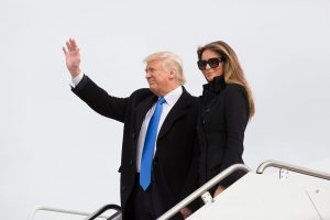 Trump Travels To DC For Inauguration