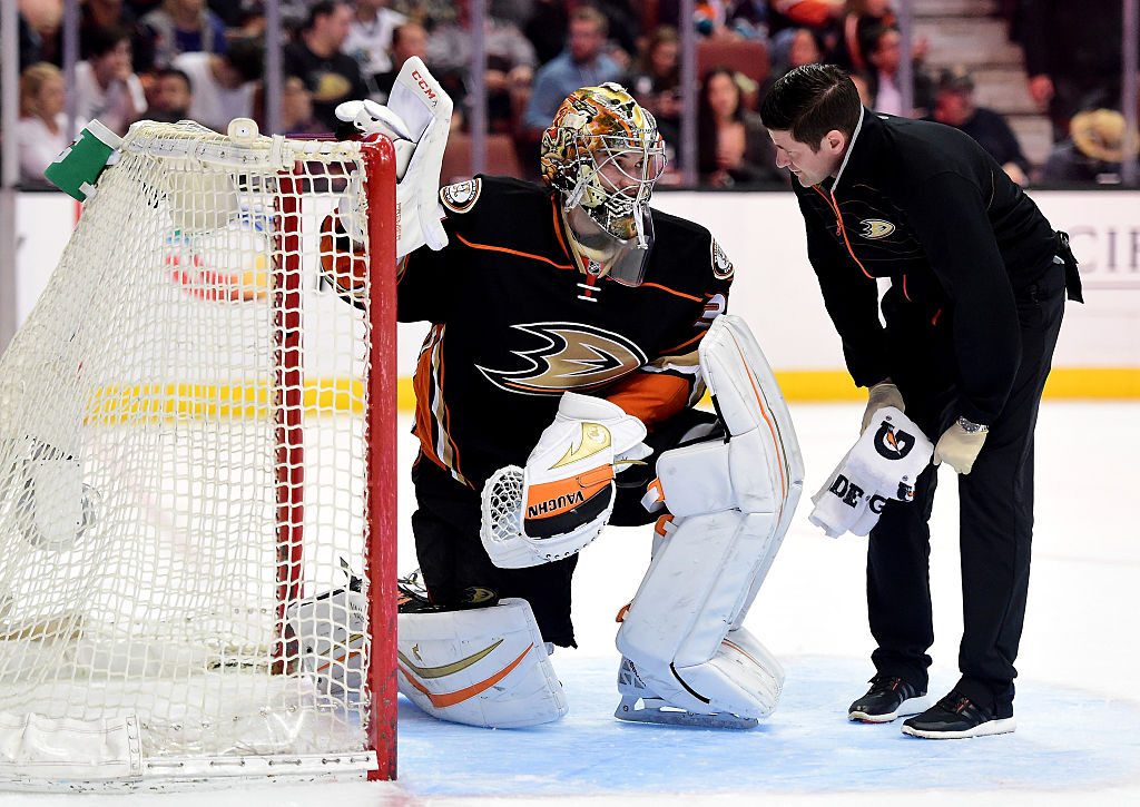 Calgary Flames v Anaheim Ducks