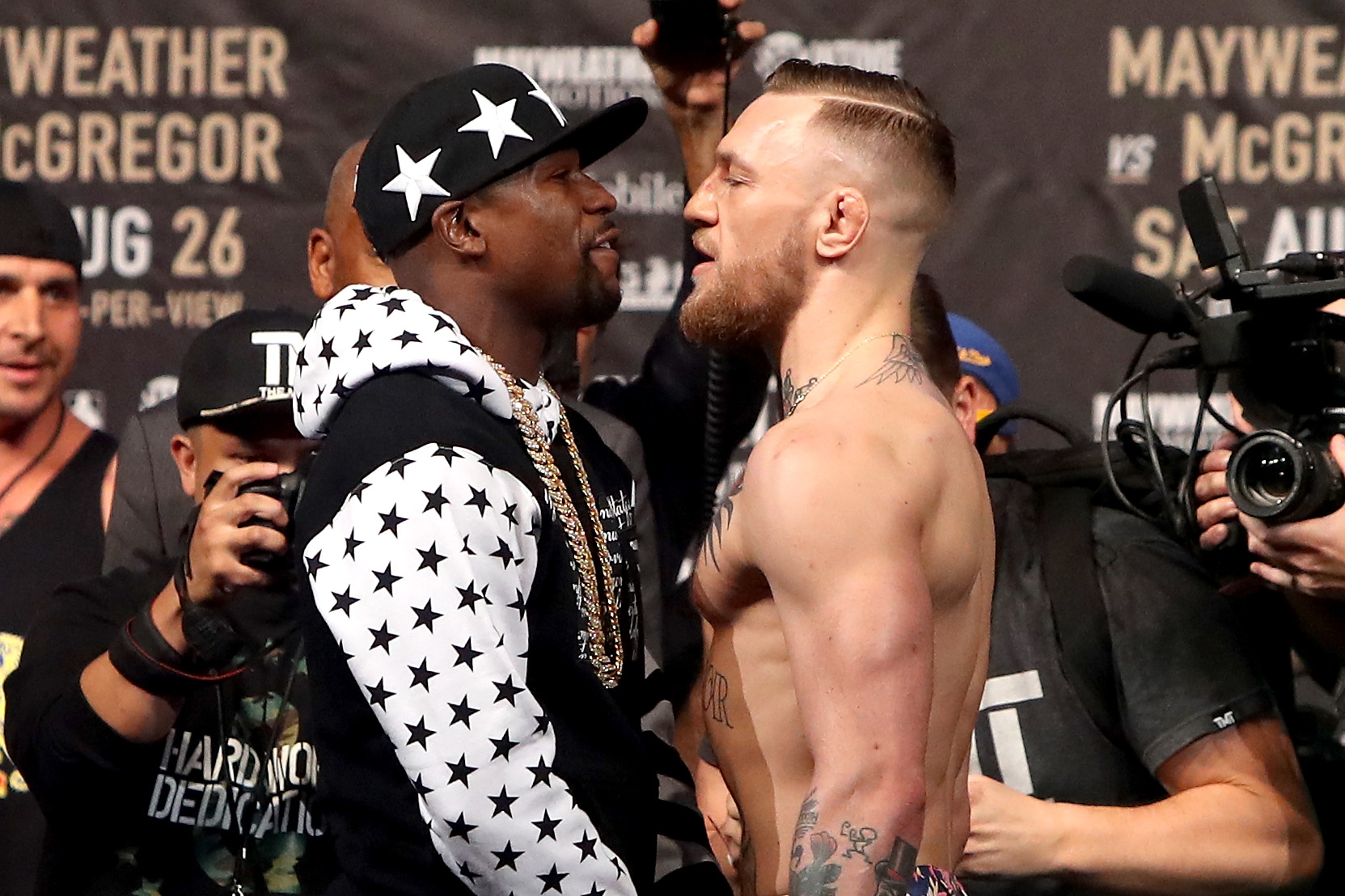 Floyd Mayweather Jr. v Conor McGregor World Press Tour – New York