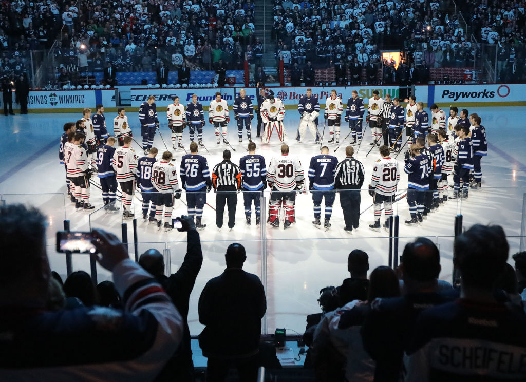 Chicago Blackhawks v Winnipeg Jets