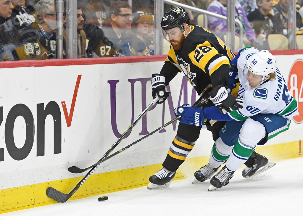 Vancouver Canucks v Pittsburgh Penguins