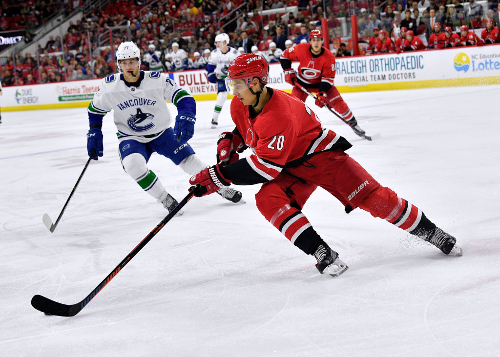 Vancouver Canucks v Carolina Hurricanes