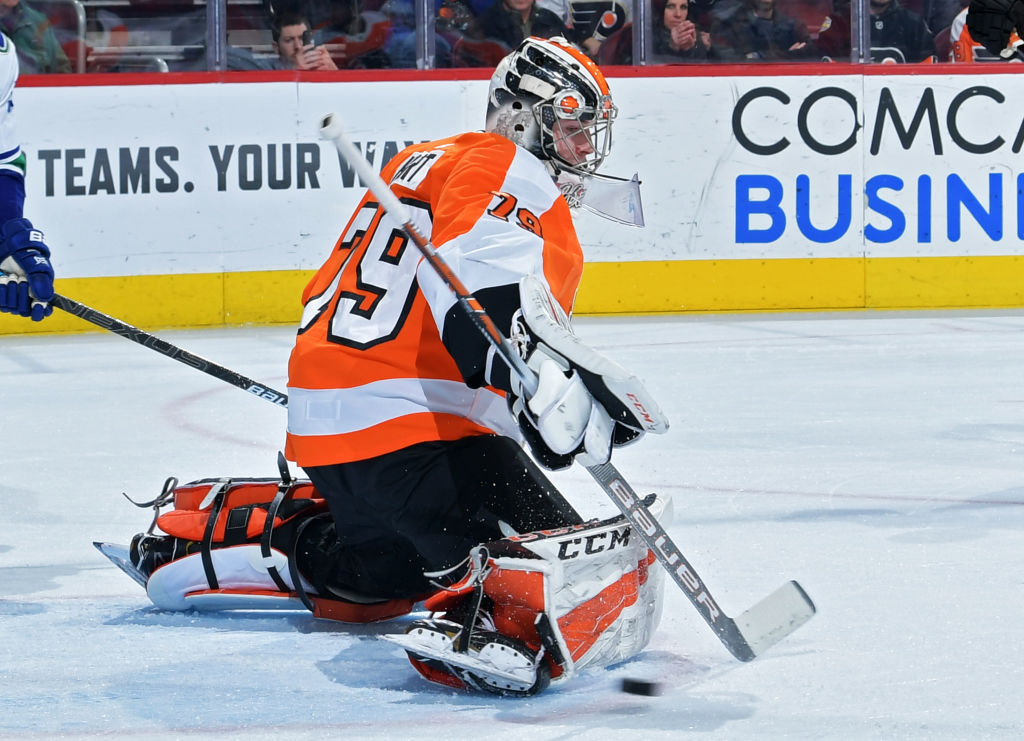 Vancouver Canucks v Philadelphia Flyers