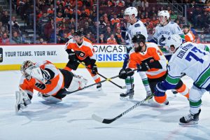 Vancouver Canucks v Philadelphia Flyers
