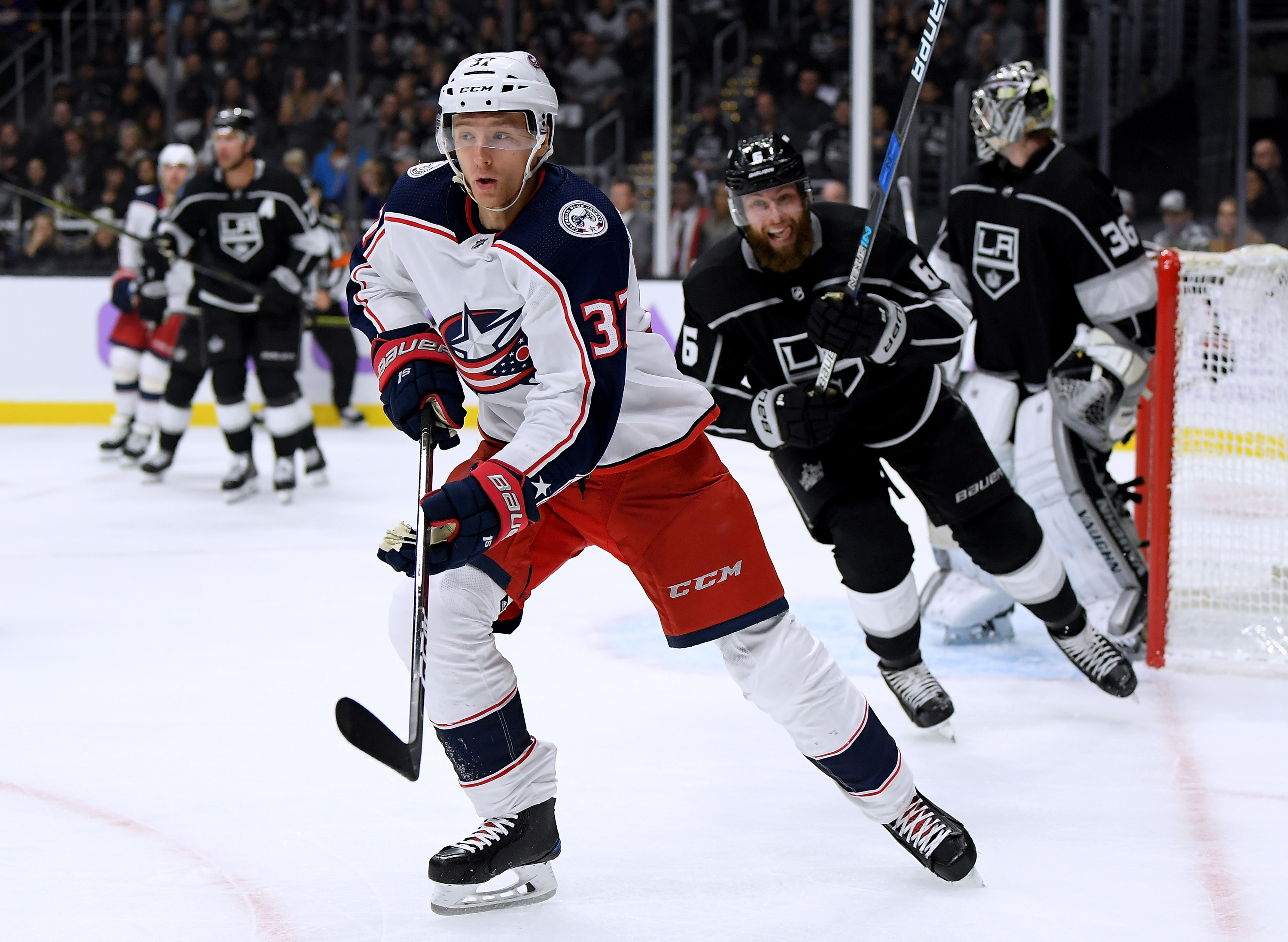 Columbus Blue Jackets v Los Angeles Kings