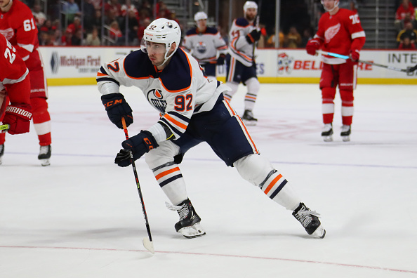 Edmonton Oilers v Detroit Red Wings