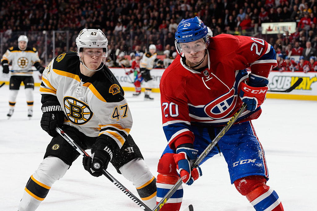 Boston Bruins v Montreal Canadiens