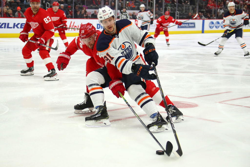 Edmonton Oilers v Detroit Red Wings