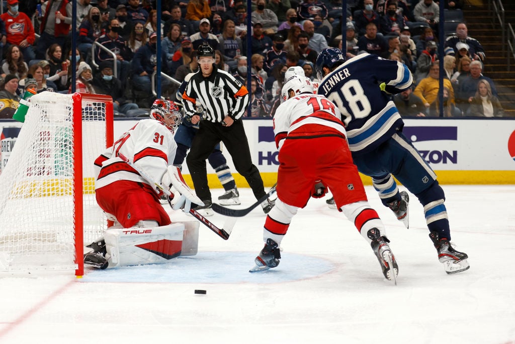Carolina Hurricanes v Columbus Blue Jackets
