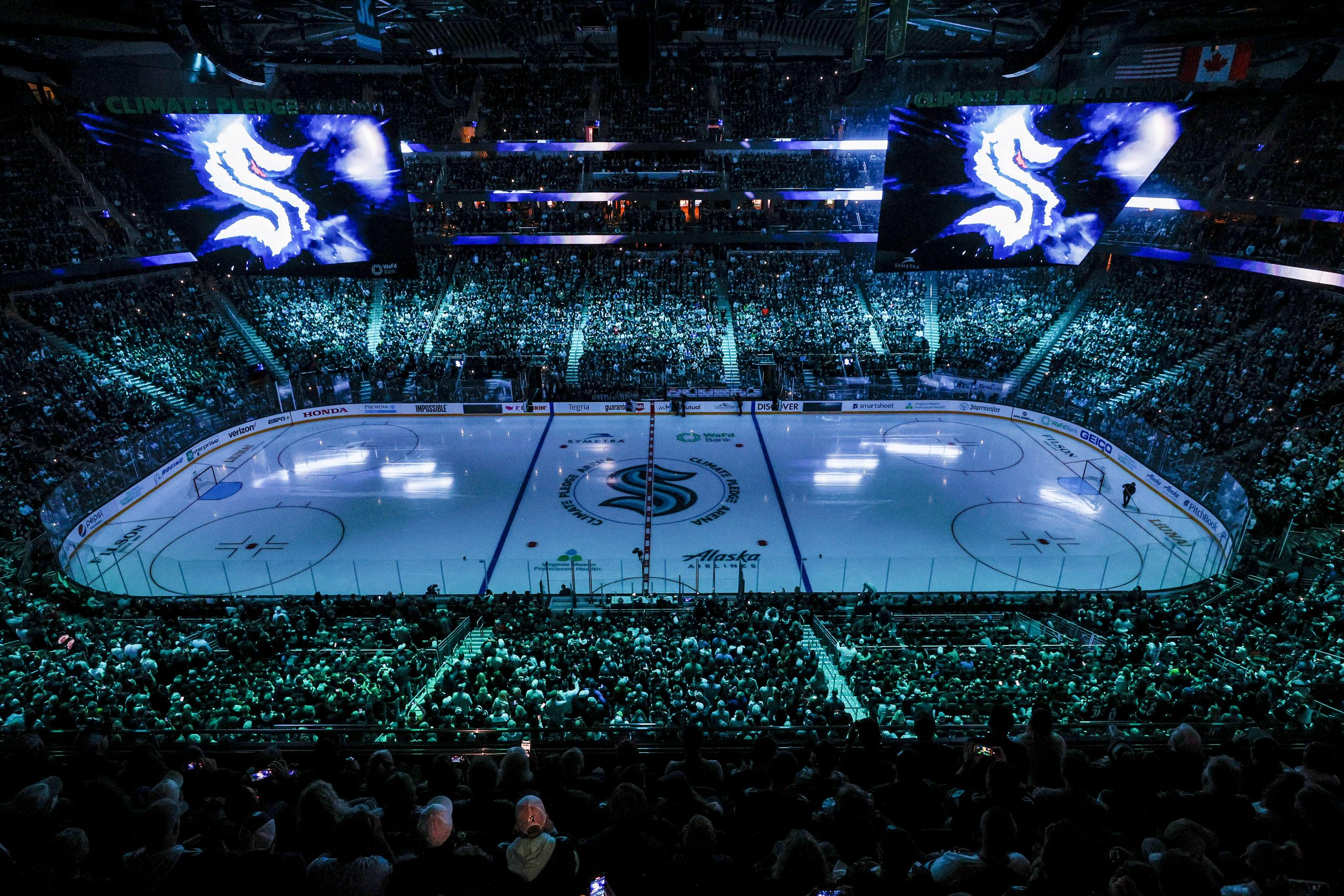 Vancouver Canucks v Seattle Kraken