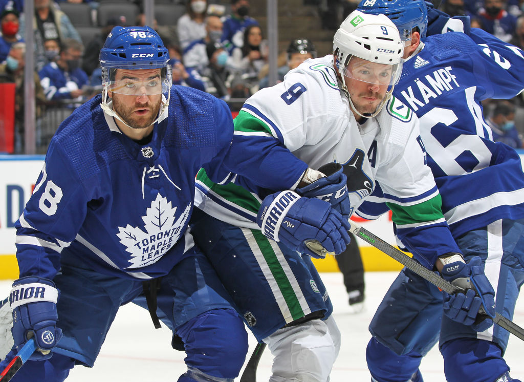 Vancouver Canucks v Toronto Maple Leafs