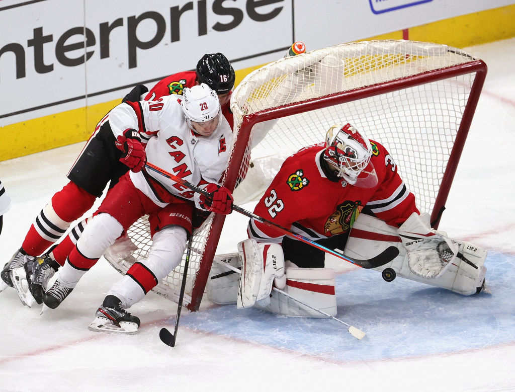 Carolina Hurricanes v Chicago Blackhawks