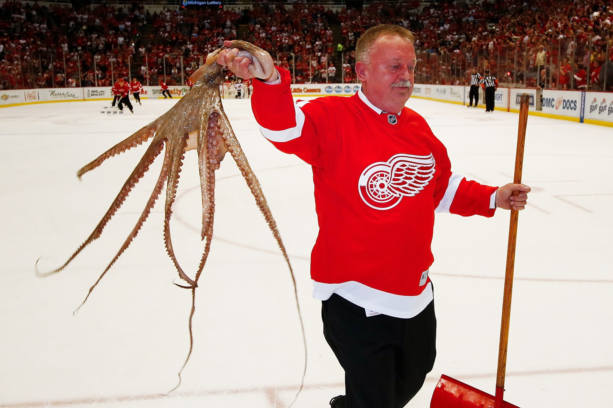 New Jersey Devils v Detroit Red Wings