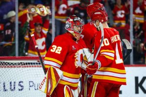 NHL:ssä kutkuttava tilanne – ratkaisu saattaa tulla vasta runkosarjan viimeisillä sekunneilla aop_calgaryflames20250414