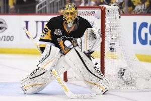 Marc-André Fleury nähdään Pittsburgh Penguinsin tolppien välissä aop_FleuryMarcAndre20250912